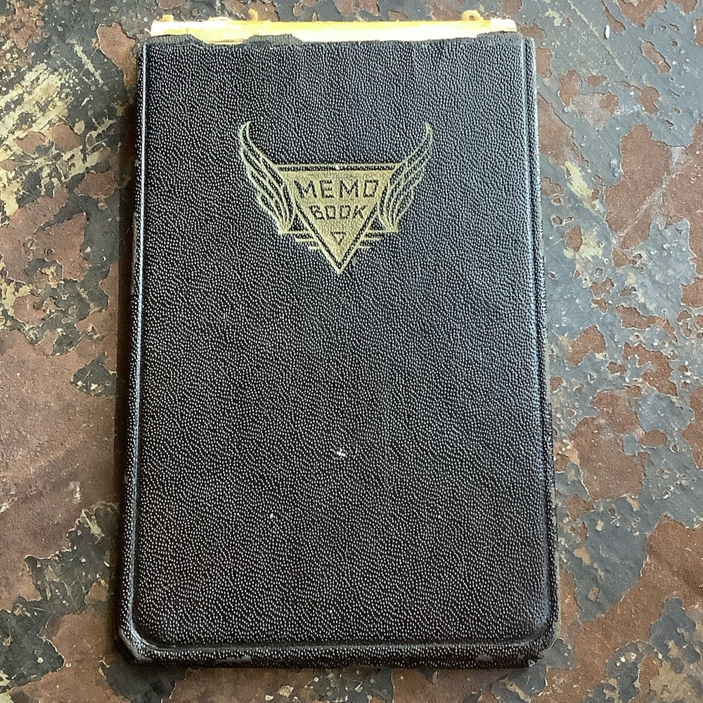 Vintage Used Memo Book